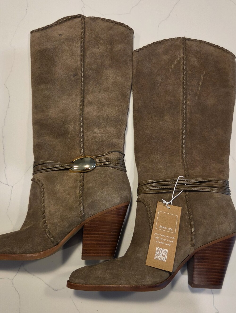 Dolce Vita Jody Western Suede Boots